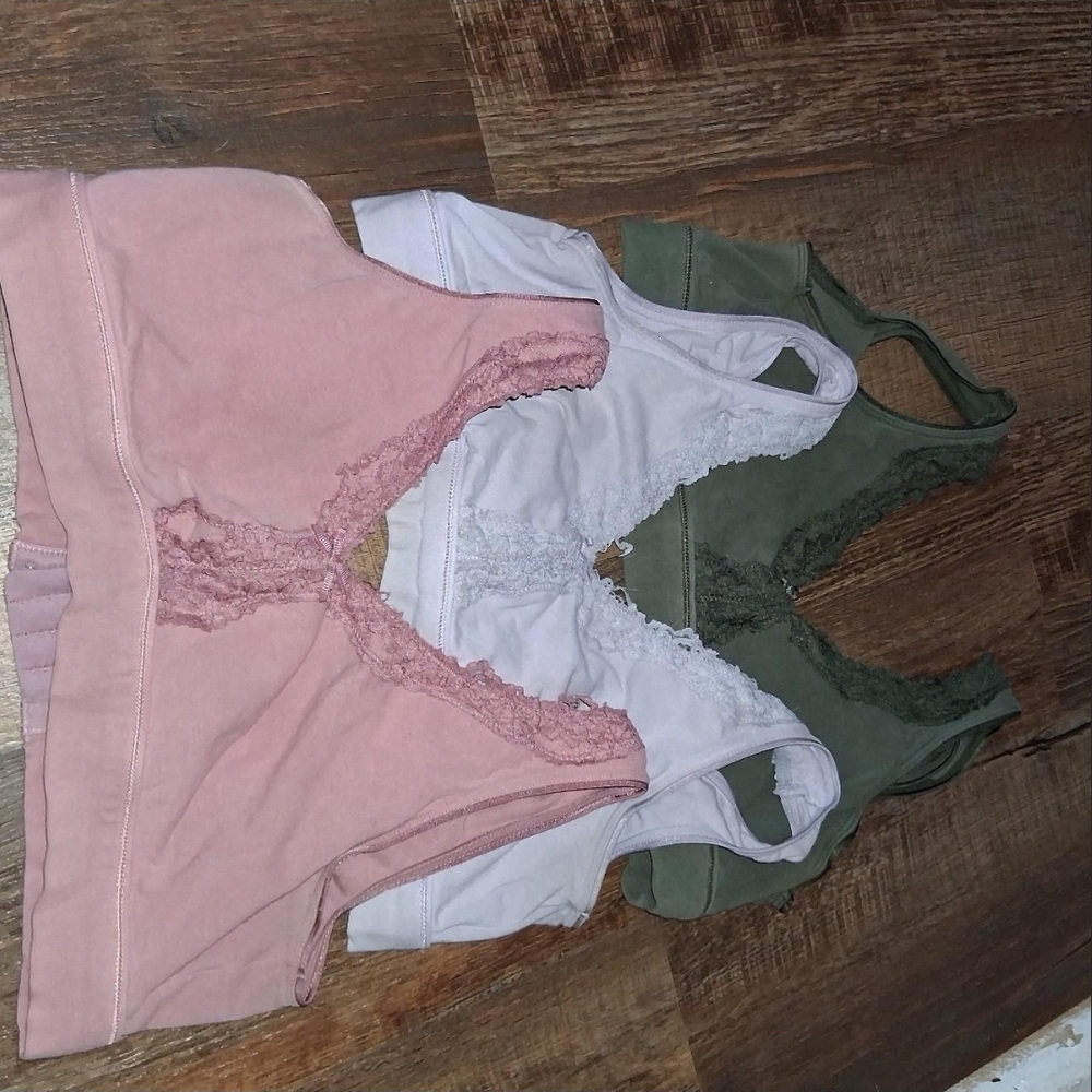 Fruit of the Loom Kids' Pink, White, and Green Bottoms